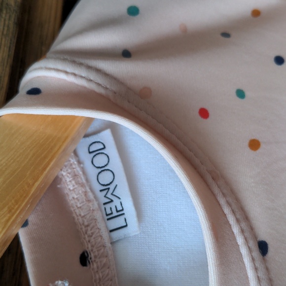 Liewood Confetti Swimsuit, 3-5 years, girls one-piece, long-sleeved rash guard - Picture 8 of 15